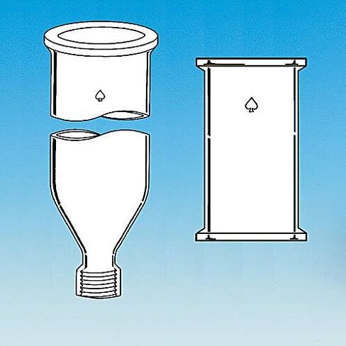 5862-68 Series Chromatography Column, O-Ring Grooved Flat Flange Top, #50 Thred Bottom, 6" ID, 72" Length in Saudi Arabia
