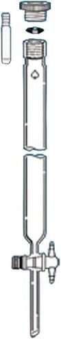 5902-45 Series Chromatographic Column, 1:5 PTFE Plug, #15 Thred, 25 mm Diameter, 51cm Length in Saudi Arabia