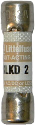 Littelfuse KLKD002 600VDC MIDGET KLKD-2 FUSE 2 AMP (10 Pack) in Saudi Arabia