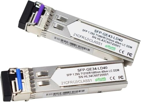 محول الوسائط متوافق مع 1.25G SFP 40km 1310/1490nm Connector DDM in Saudi Arabia
