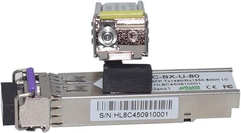 80km SFP الألياف الفردية 1.25 جيجابايت 1490/1550NM DDM LC Simplex موصل (20pairs 80km) in Saudi Arabia