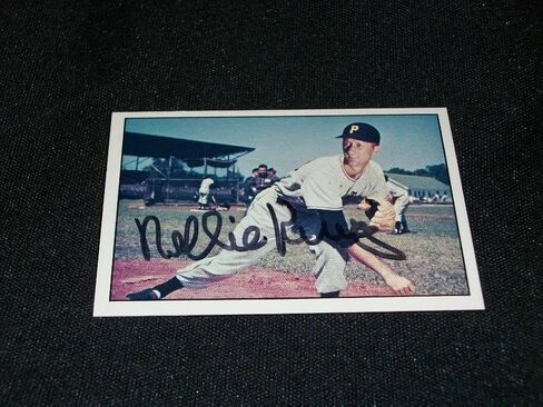 Pirates Nelson Nellie King (d.10) Auto Signed 1979 TCMA BB History Card #247 K - Autographed Baseball Cards in Saudi Arabia