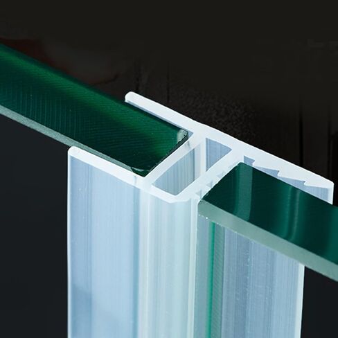 شريط ختم باب دش ، 120 "Soft Loveless Glass Sweep Seal Seal لإيقاف تسريبات الدش H من النوع ، مناسبة للباب الزجاجي 12 مم (1/2") in Kuwait