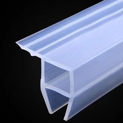 شريط ختم باب دش ، 120 "Soft Loveless Glass Sweep Seal Seal لإيقاف تسريبات الدش H من النوع ، مناسبة للباب الزجاجي 12 مم (1/2") in Kuwait