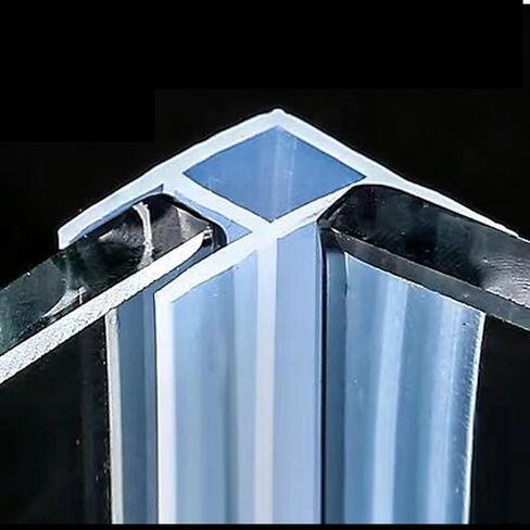 شريط ختم باب دش ، 120 "Soft Loveless Glass Sweep Seal Seal لإيقاف تسريبات الدش H من النوع ، مناسبة للباب الزجاجي 12 مم (1/2") in Kuwait