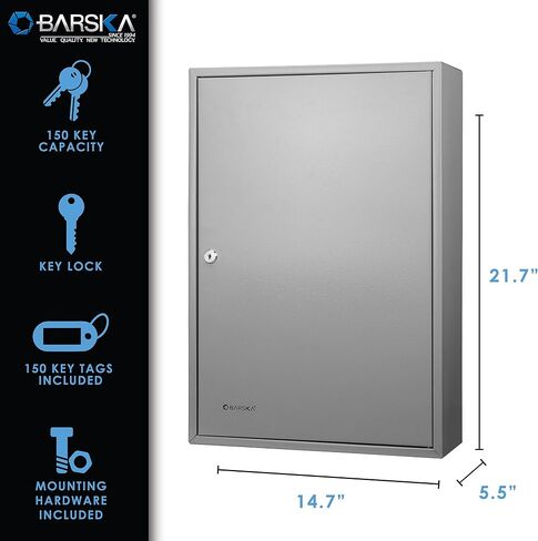 Barska 150 Position Key Lock Cabinet Steel Wall Lock Box in Saudi Arabia