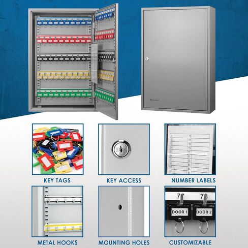 Barska 150 Position Key Lock Cabinet Steel Wall Lock Box in Saudi Arabia