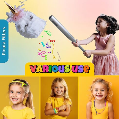 UpBrands 12 حزمة من الأساور ذات السحاب باللون الأصفر مقاس 7 بوصات - هدايا حفلات التململ للأطفال - أساور كبيرة للأطفال - سوار فيدجيت للقلق - مثالي ليوم الصداقة العالمي ويوم اللطف العالمي in Kuwait