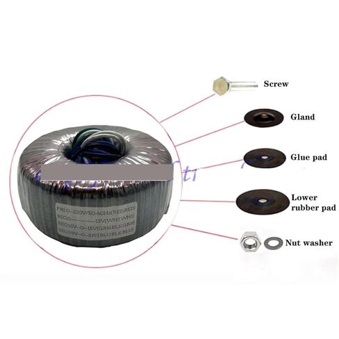 1pcs All-Copper toroidal Transformer 250W high-Power Amplifier Power Transformer Dual 33V 15V Single 13V in Kuwait
