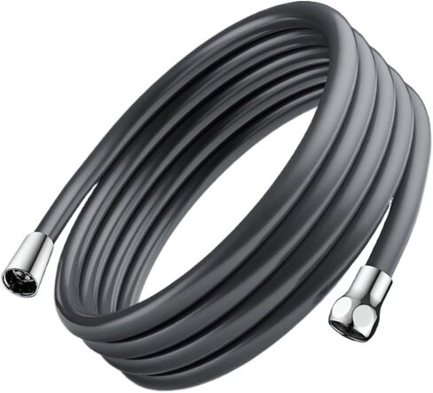 1pc 1.5/2m Soft Silicone 360° Rotation Shower Head Hose(Gray,1.5M) in Saudi Arabia