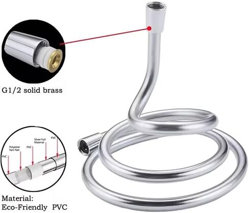 1pc 1.5/2/3m PVC Plumbing Anti Winding GI/2 Universal(300cm) in Saudi Arabia