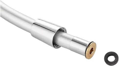 1pc 1.5/2/3M PVC Flexible Shower Hose(Gray,150cm) in Saudi Arabia