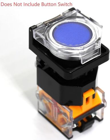 Button Switch Cover, 55mm Dustproof Button Switch Cover Protector with Double-Sided Tape for PC, Computer, Desktop, Industrial Power Switches & Control Panels Square in Saudi Arabia
