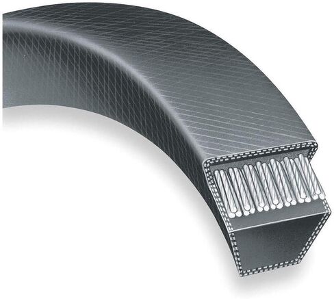 دايتون A53 V-BELT ، طول الطول 55 بوصة ، الجسم المطاطي ، سلك البوليستر 6 × 565-1 لكل منهما in Saudi Arabia