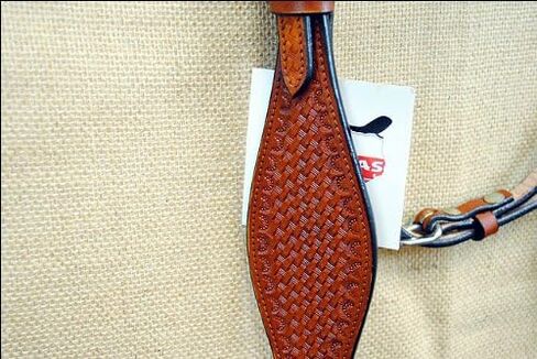 HILASON Western Headstall & Breast Collar Set Horse American Leather Tan in Saudi Arabia