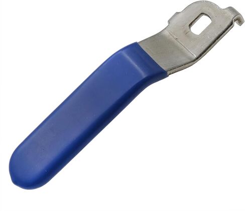 1 PCS Ball Valve Handle DN20 Blue Lever Handle Ball Valve for Outdoor Faucet Replacement Service Hose Nozzle with Nut (Hole:5x8x2mm) in Kuwait