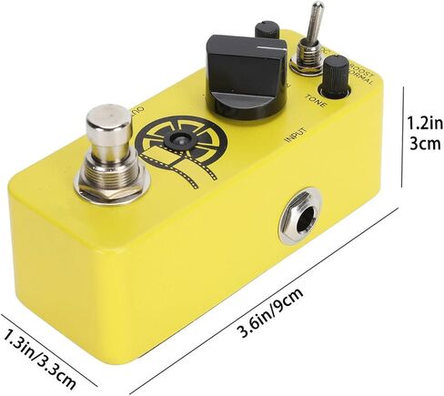دواسة Overdrive ، أوضاع مزدوجة Overdrive دواسة الغيتار الكهربائية العادية وتعزيز الصوت 1/4 بوصة مونو مونو للبلوز مع صوت أنبوب عتيقة in Saudi Arabia