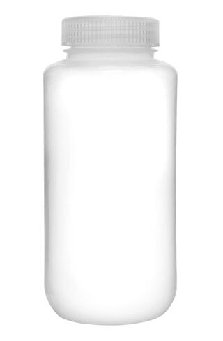EISCO 12PK Reagent Bottles, 1000ml - Wide Mouth with Screw Cap - Polypropylene - Translucent Labs in Saudi Arabia