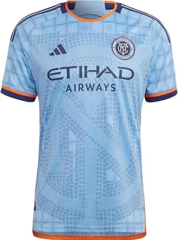 Adidas Men Soccer New York City FC 23/24 Authentic Home Jersey - قميص منزل يركز على الأداء مصنوعًا من مواد معاد تدويرها (كبيرة) in Saudi Arabia