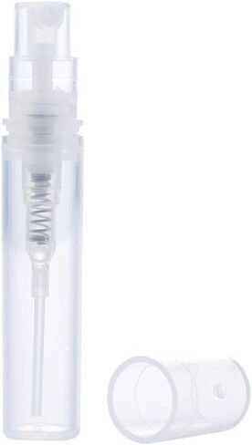 5Pcs 2ml Clear Mini Empty Perfume Bottle,Protable Liquid Container Atomizer Bottles Plastic Sample Bottles Spray Refillable Containers Bottle in Saudi Arabia