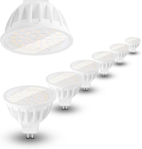 T5 T10 Wedge Base LED مصابيح المناظر الطبيعية 12V الجهد المنخفض 2W 300LM ، DC10-30V/AC12-24V 2700K أبيض دافئ للمنظر الطبيعي في الهواء الطلق مصابيح العربة RV ، 10 حزمة in Kuwait
