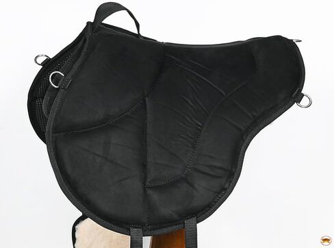 HILASON Horse Bareback Saddle Ride On Pad Anti Slip Base Black in Saudi Arabia
