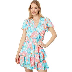 Lilly Pulitzer Maryanne Flutter Sleeve Stretch