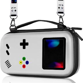 Carrying Case for Nintendo Switch Lite Travel Carry Cases Hard Shell Protective Cover Mushroom Skull Cute Girls Boys Accessories Storage Protector Pouch Bag for Nintendo Switch Lite 2019