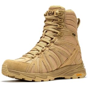 Waterproof Tactical Boots Men, Breathable Outdoor Lightweight Military Hiking Work Boots for men
