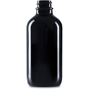 The Bottle Depot - 2 Pack - 4 oz Glass Bottle with Dropper - Amber Frosted - 22-400 Neck Finish - Boston Round Bottles - Leakproof Essential Oils Bottles
