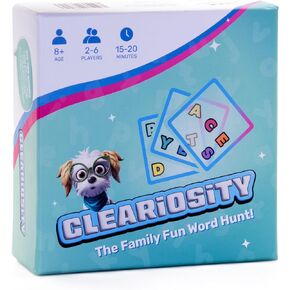 Quick Pace, Easy to Learn, Transparent Cards Words Game for Ages 8+