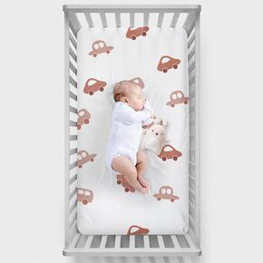Baby Crib Sheets (Animal Rainbow)