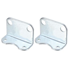 PATIKIL Cylinder Connecting Rod Splint Mounting Bracket, 2 Pack Pneumatic Parts Cylinder Installation Stand for 32mm Cylinder Dia.