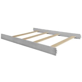 Evolur Convertible Crib Wooden Full Size Bed Rail in Imperial Grey, Easily Converts Crib to Full Size Bed, Made of Solid Wood