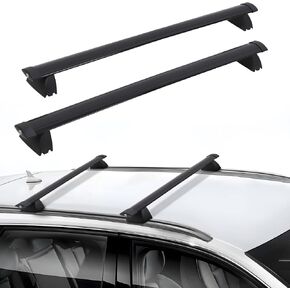 2 Pcs Roof Rack Cross Bars for 2011-2021 Grand Cherokee with Grooved Side Rails, Aluminum Car Crossbar Replacement for Rooftop Cargo Carrier Bag, Kayak, Bike, Snowboard etc