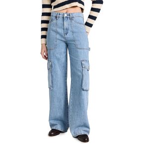 [BLANKNYC] Womens Women's The Franklin Fit Cargo Carpenter Denim PantJeans