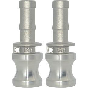 VARMHUS Stainless Steel 316 Hose Barb Fitting Type E Trash Pump Adapter Male Camlock,Type E Cam and Groove Hose Fitting (4") in Kuwait