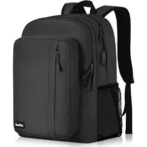 Backpack for Men Women, School Backpacks for Teens Boys Girls, Lightweigh Laptop Backpack with USB Charger, 15.6 Inch Laptop Bookbag for College High School Work Travel, Dark Grey