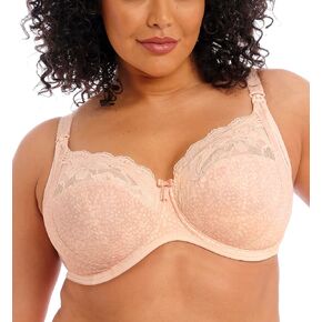 Elomi Molly Stretch Lace Underwire Nursing Bra (4542),40KK,Cameo Rose