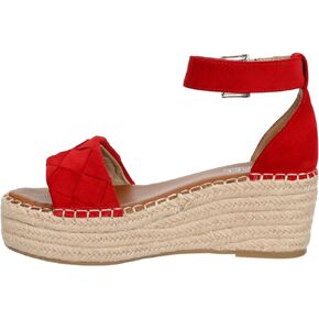 Michael By Michael Shannon Bridgette - Women's Open Toe Espadrille Platform Wedge Sandals