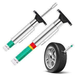 Tire Tread Depth Gauge, 2 Pack 32nds/25mm Color Coded Tire Depth Gauge, Tire Tread Depth Accurate Measurement Tools, Tread Depth Metric Gauges for Car Trucks Most Vehicle in Saudi Arabia