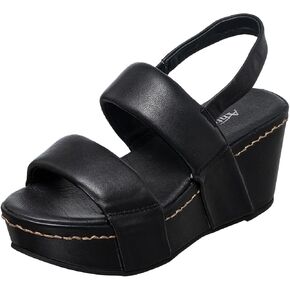 Antelope Women's Kacy Leather Wedge Platform Sandals in Saudi Arabia