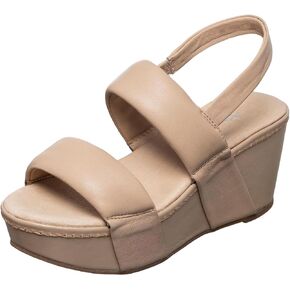 Antelope Women's Kacy Leather Wedge Platform Sandals in Kuwait
