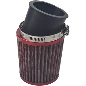 فلتر هواء مطور 62 مم لـ Predator 196cc 212cc لـ Coleman CT200U BT200X لـ Baja Warrior MB200 GX390 GX160 GX200 Clone Engine Parts Mini Bike Go Kart Red
