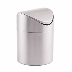 American Metalcraft TIM3 Waste Bin, Stainless Steel, Swing, 5" H