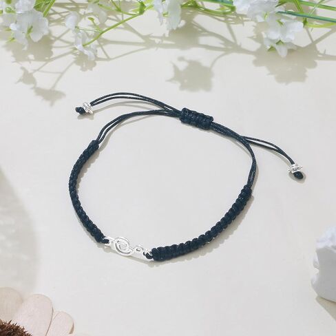 Smilebelle Teacher Appreciation Gifts, Teacher Bracelets for Women Thank You Gift for Teacher Purple Moonstone Bracelet Meaningful Music Gifts for Men Black Leather Bracelet as Teachers Day Graduation Gifts Back to School Jewelry in Saudi Arabia