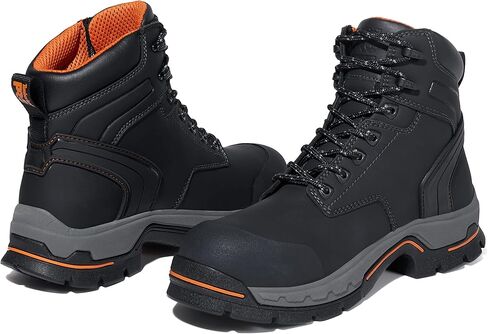 حذاء Timberland PRO الرجالي Stockdale مقاس 6 بوصة من خليط معدني آمن لأصابع القدم Gripmax صناعي مقاوم للانزلاق in Saudi Arabia