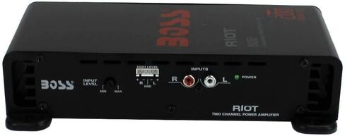 مضخم صوت السيارة عالي الطاقة BOSS R1002 بقدرة 200 وات بقناتين RIOT (عبوة من قطعتين) in Saudi Arabia