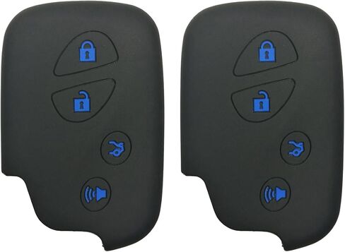 Coolbestda 2X Rubber Smart Key Fob Remote Cover Case Protector for Lexus RX350 ES350 IS250 GX460 LX570 IS350 GS430 GS300 GS450h is-C is-F HYQ14AEM HYQ14ACX in Kuwait