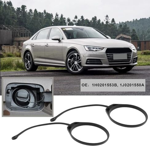 eMagTech 2X غطاء خزان الوقود استبدال حبل 1H0201553B 1J0201550A متوافق مع Audi A1/A2/A3/A4/A6/A8 متوافق مع خط غطاء وقود زيت جيتا البلاستيكي in Saudi Arabia